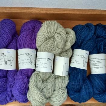 Shetland wool yarn handspun Image